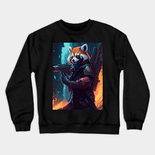 Flame-Forged Paws Crewneck Sweatshirt